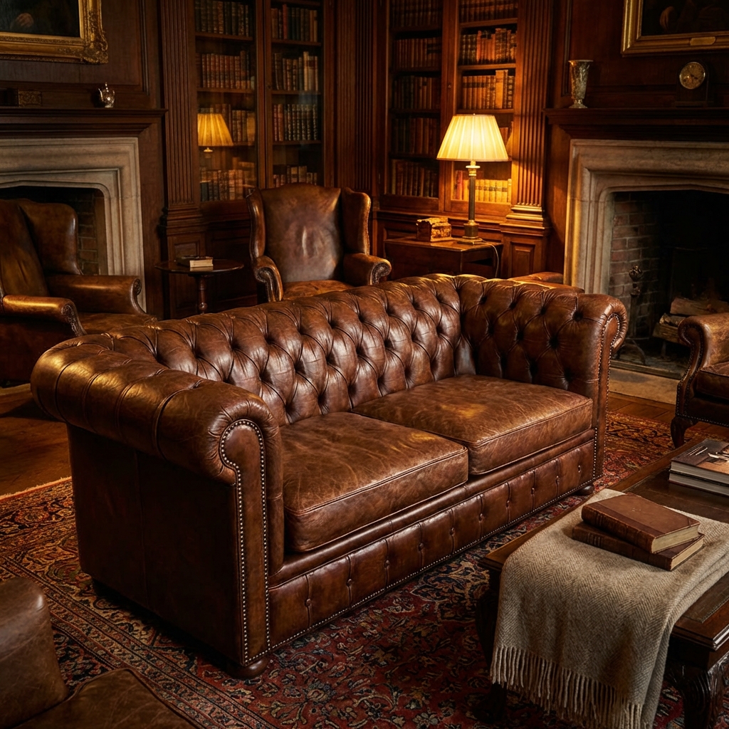 Klassisk Chesterfield Soffa