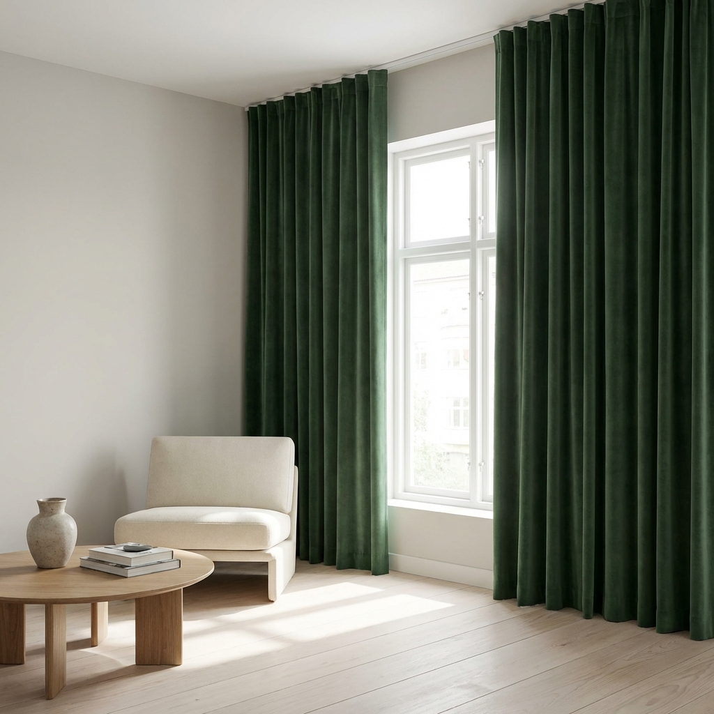 Moderna Sammetsgardiner